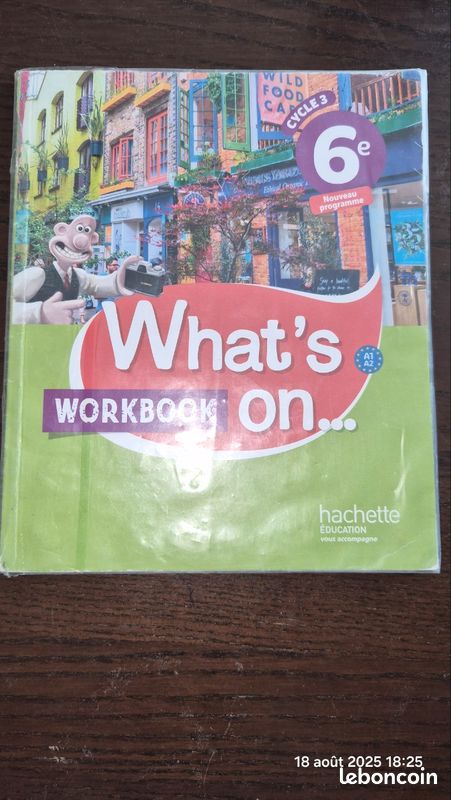 Manuel anglais 6eme "what’s on workbook" (image 2)