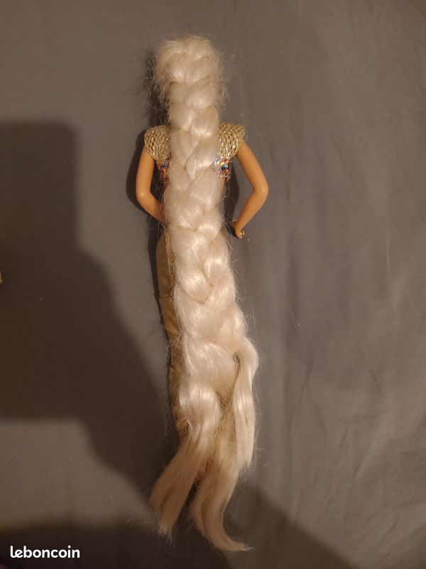 Barbie Jewel Hair Mermaid 1995 Mattel - Vintage Quasi Complète avec Peigne Hippocampe (image 4)