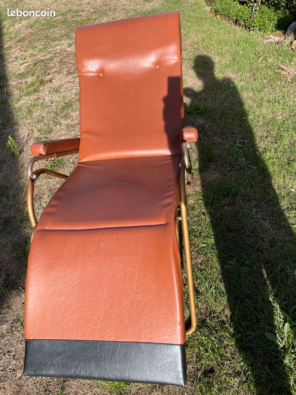 Fauteuil relax pliant vintage (image 1)