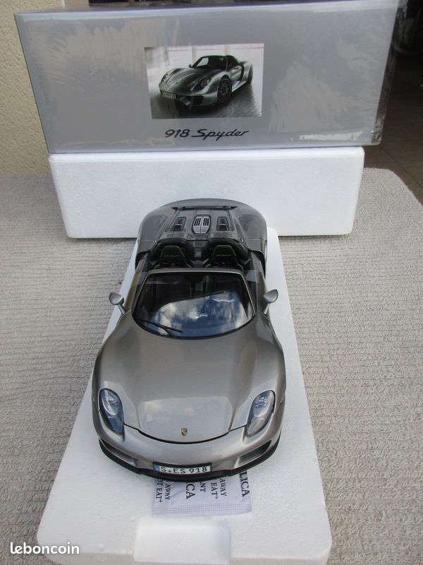 Porsche 918 Spyder 2013 1/18 Minichamps - Modélisme