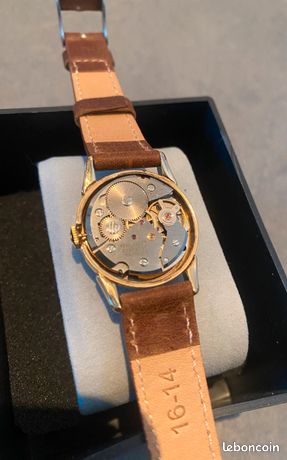 Paire De Boîtes à Montres Vintage Hamilton En Celluloïd Ivoire - Occasion Bon État