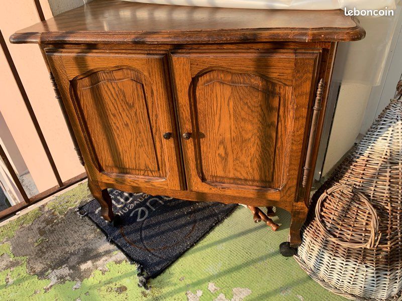 Petit meuble d’appoint style rustique (image 1)
