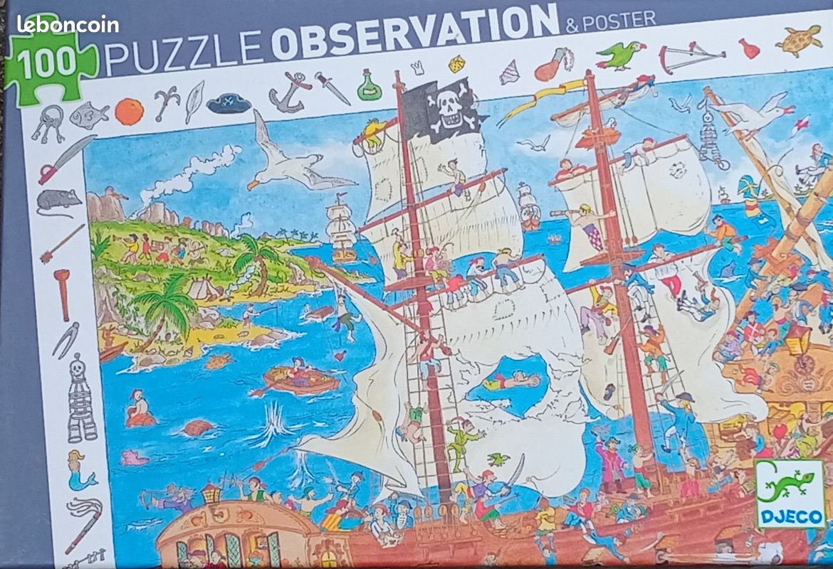 Puzzle pirates 100 pieces (image 1)