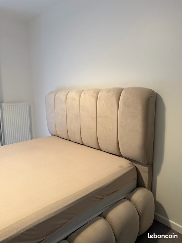 Lit coffre Bubble Solin Home 160x200 – Excellent état (image 5)