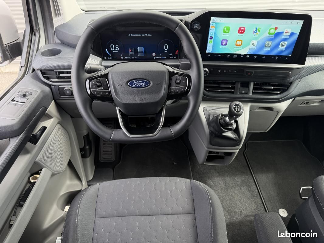 Ford Transit Custom 2.0 150 CH LIMITED CABINE APPROFONDIE L1 H1 BVM6 / SUPERBE ETAT GARANTIE CONS... (image 18)