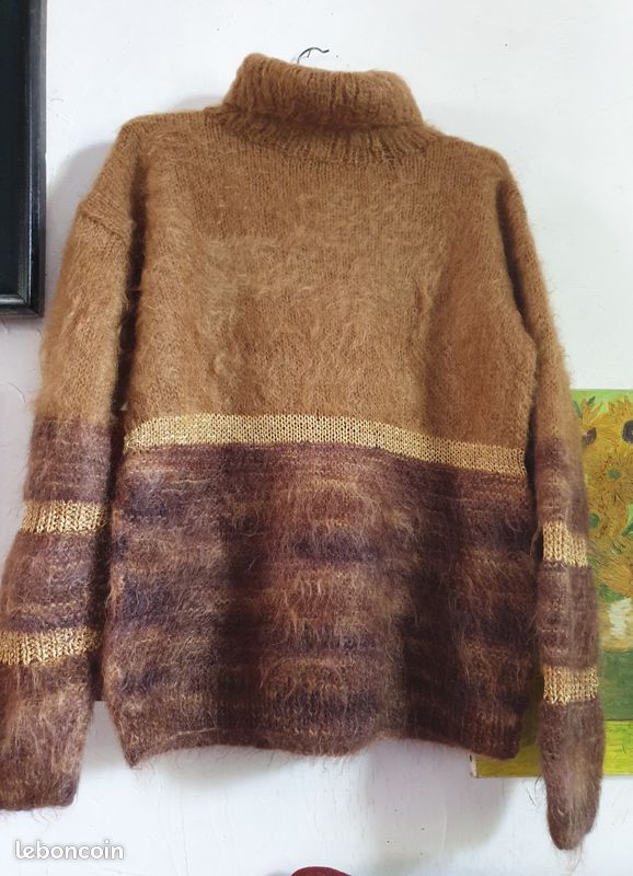 Pull fait main 100% mohair Vêtements