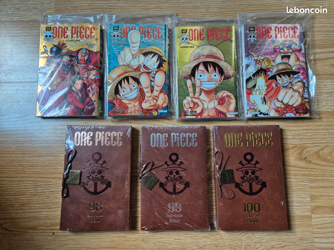 One piece 7 collector : 83-86 édition 20 ans et 98 à 100 (image 1)
