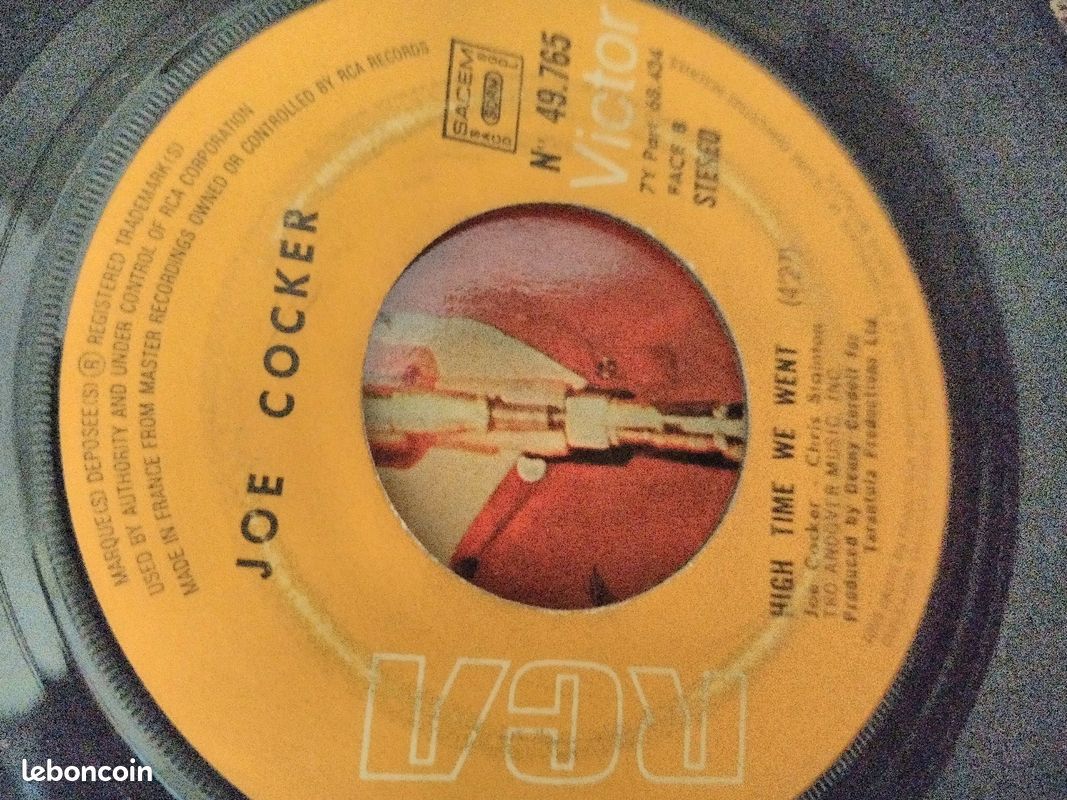 Vinyle 45 tours Oe Cocker black eyed blues (image 3)