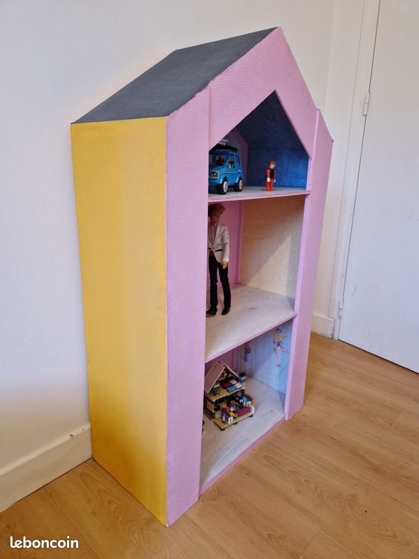 Maison- étagère barbies/Playmobil/lego/figurines (image 2)