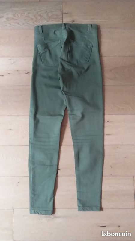 Pantalon kaki slim skinny femme 36 S (image 3)