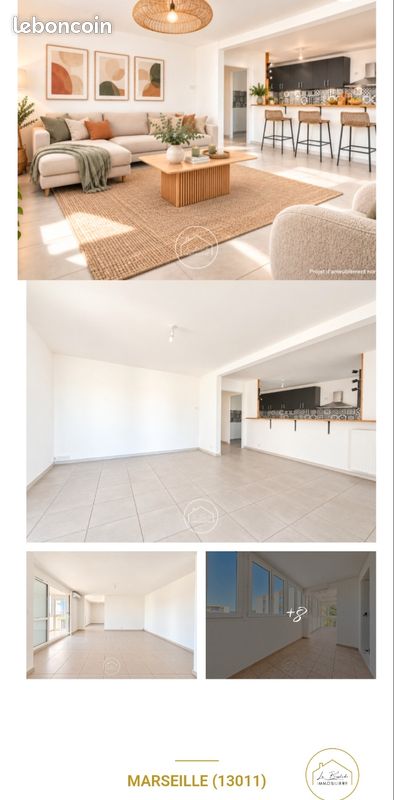 Appartement 5 pièces 90 m² · à Marseille · 90 m² · 215 000 €
