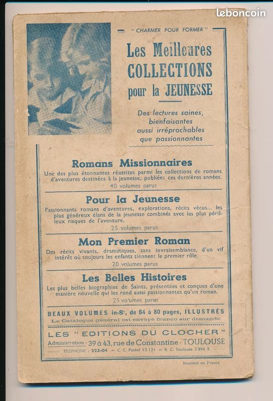 Livre LA CITE SOLEIL Éd. Du Clocher Collection Pour la Jeunesse n°12 (image 3)