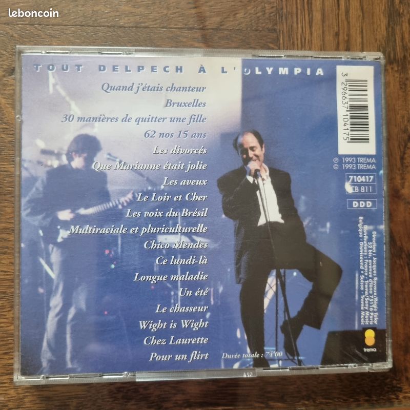 Delpech – Tout Delpech À L'Olympia - CD (image 3)