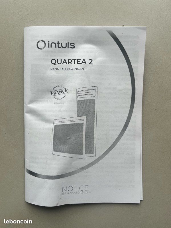 Panneau rayonnant Quartea 2 Intuis 2000W (image 6)