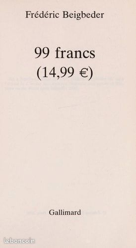 Livre de Frédéric beigbeder (image 1)