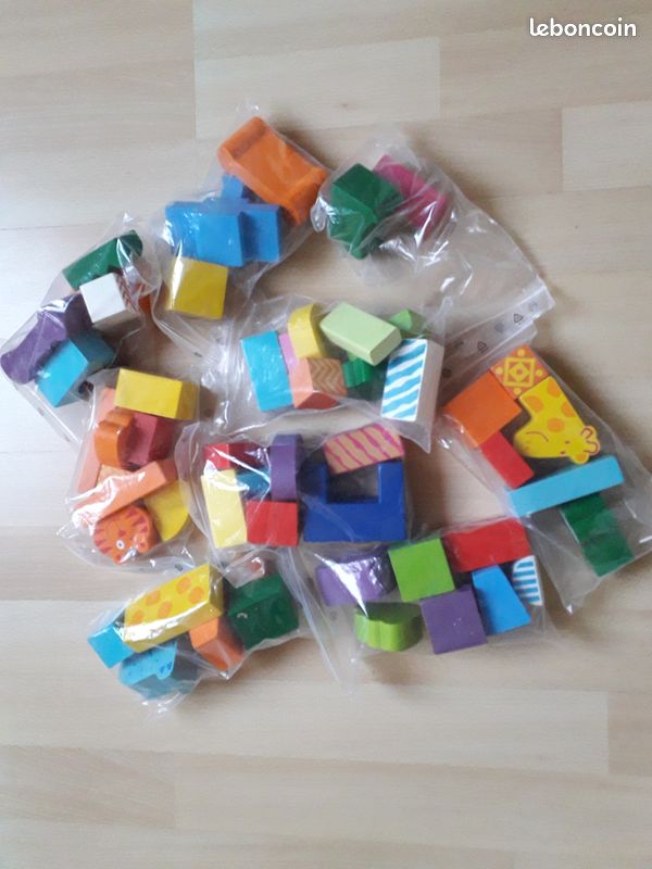 Jeu de construction en bois (dans son emballage d'origine) (image 3)