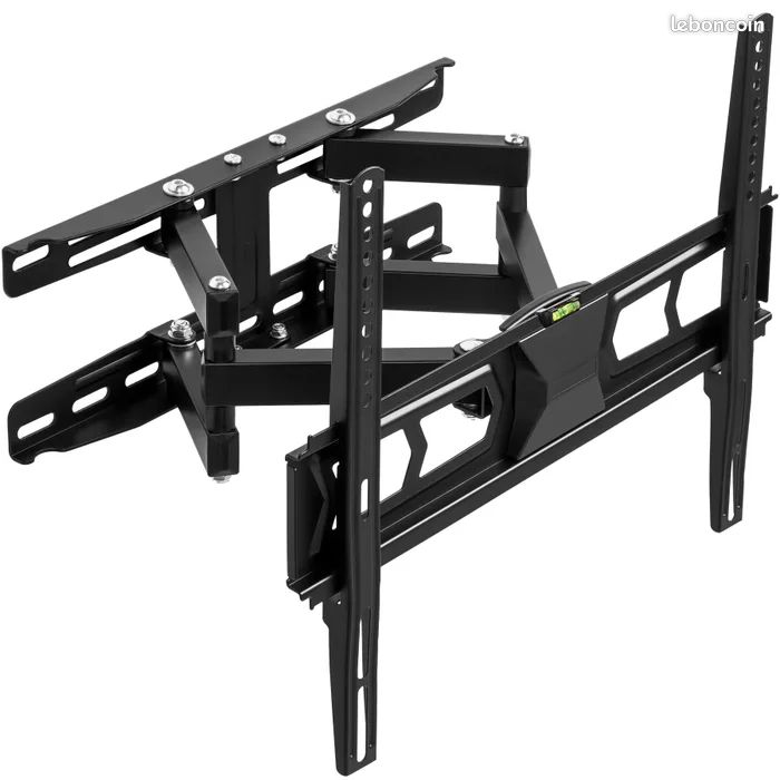 Support TV mural orientable - Bras articulé 26 à 75 pouces - Neuf (image 1)