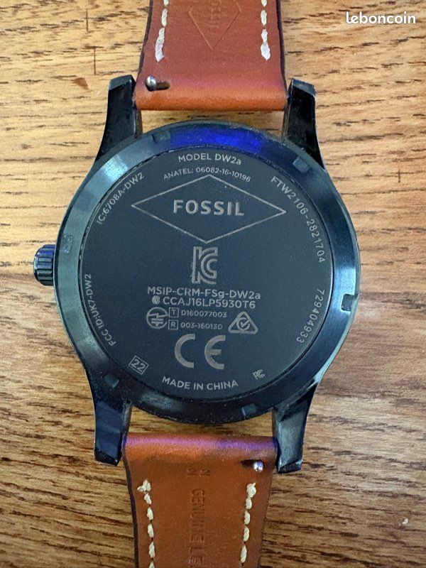 Montre connectée Fossil Q Marshal Gen (FTW2106 DW2A