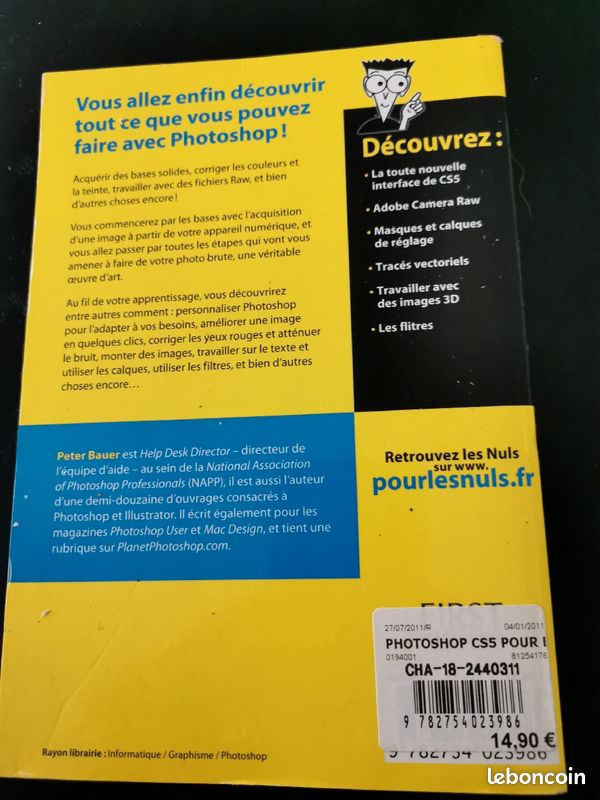 Vends livre sur logiciel phothoshop CS5 pour les nuls (image 2)