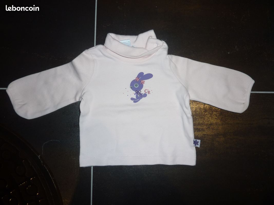 Pull angora et sous pull cadet rouselle 3 mois TBE (image 3)