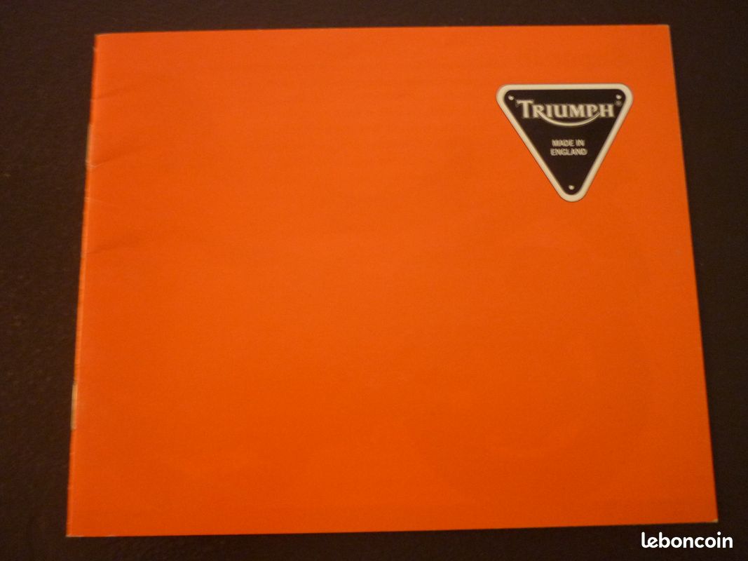 Prospectus TRIUMPH de 1994 à 25 euros (image 1)