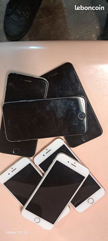 Lot iphones 6et 6s dans l'état (image 1)