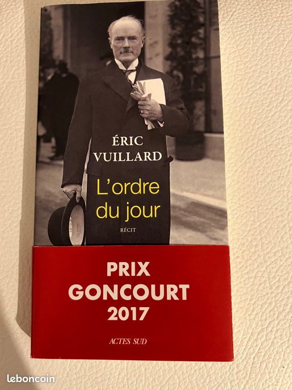 Livre L’ordre du jour de Éric Vuillard (image 1)