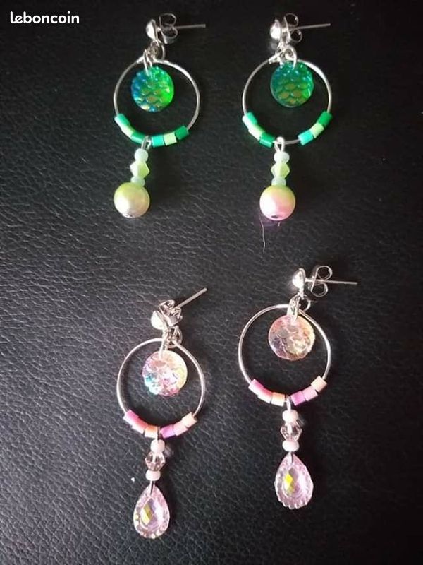 Boucle d'oreille siréne (image 1)