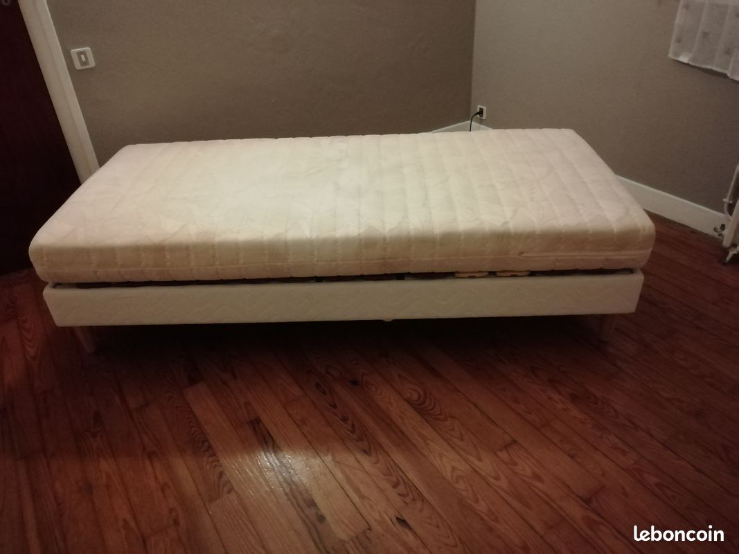 Vend lit électrique Dunlopillo avec matelas (image 2)