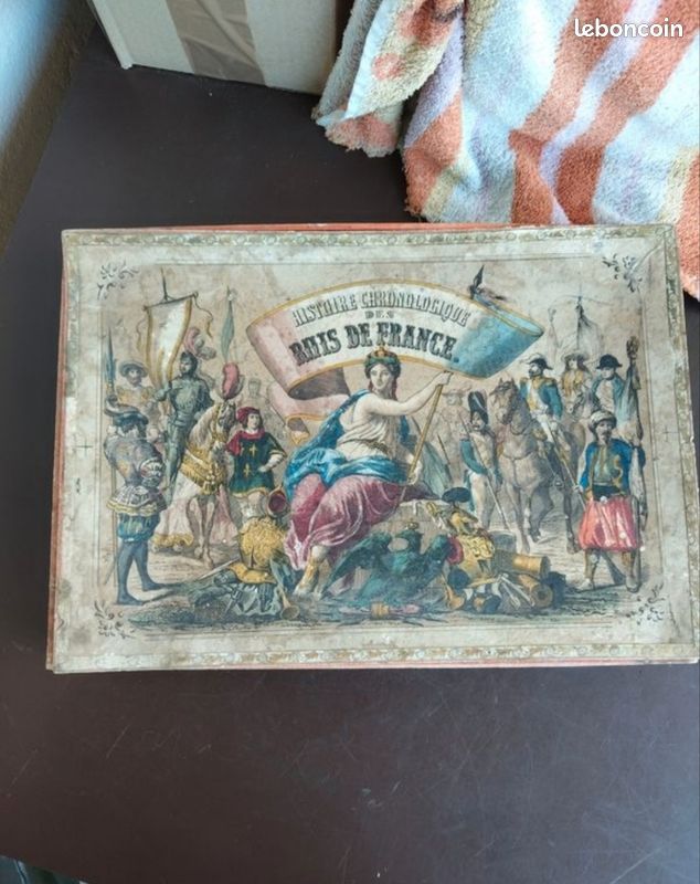 Puzzle DES ROIS de FRANCE vers 1848