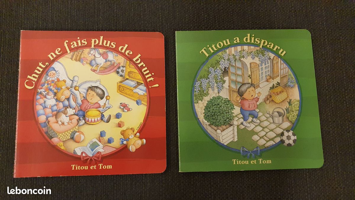 Lot de 2 livres Titou et Tom (image 1)