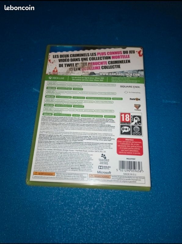 Kane & Lynch Collection - Xbox 360 - Bon état - Jeu Complet