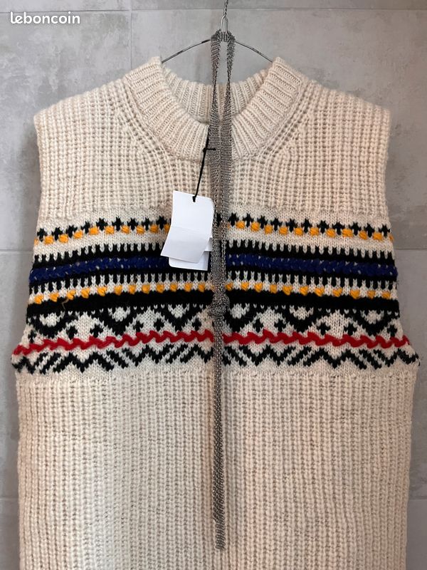 Robe Isabel Marant Etoile Taille 34/36 Bleue - Occasion Très Bon état