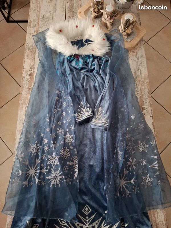 Magnifique robe Elsa Reine des Neiges robe princesse Carnaval (image 1)