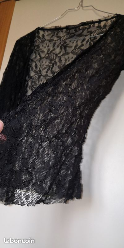 Zara*gilet dentelle*taille S*comme neuf (image 5)