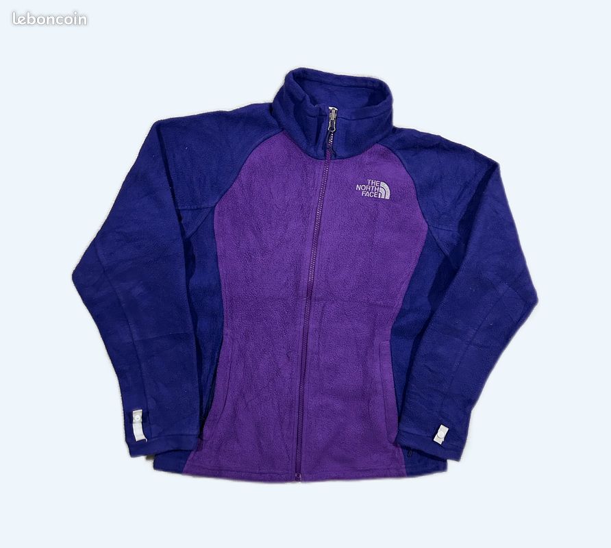 Veste polaire The North Face violette (image 1)