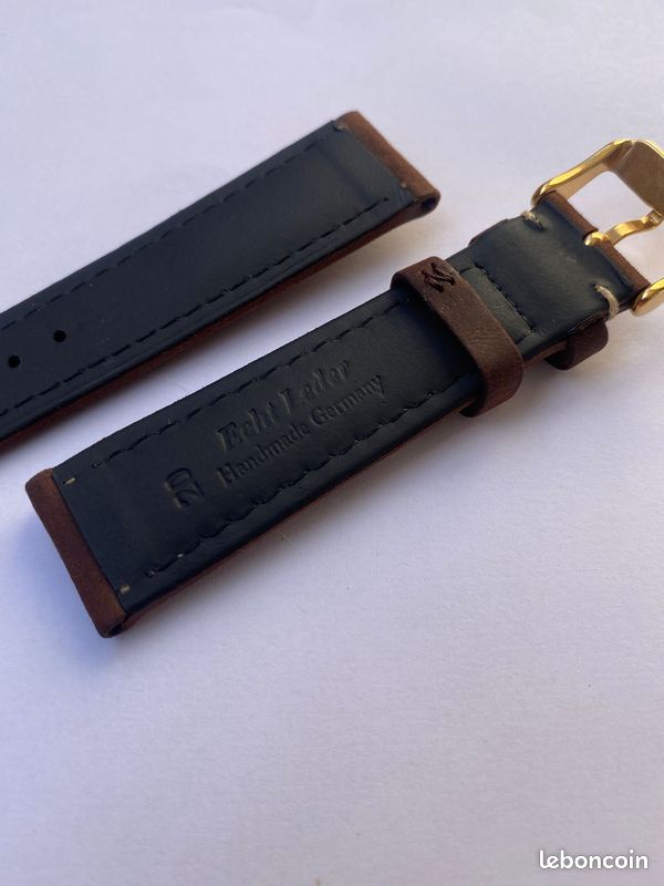 bracelet montre cuir 20mm - La