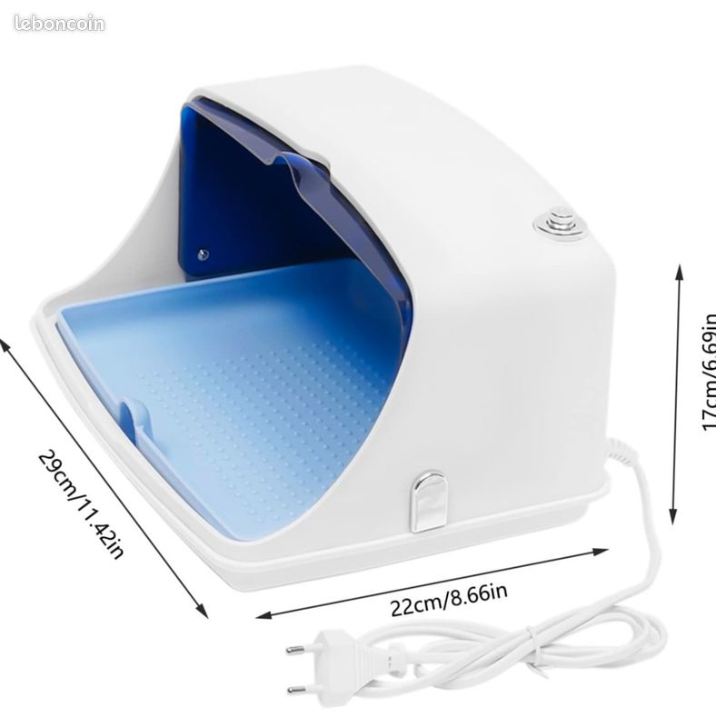 Stérilisateur à air chaud 220 V pour instruments, armoire de désinfection UV, stérilisateur autoclave avec couvercle de type flip et plaque amovible, utilisé pour les salons de beauté, les ongles (image 2)