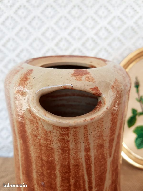 Cafetiere, carafe en grès signée vintage (image 10)