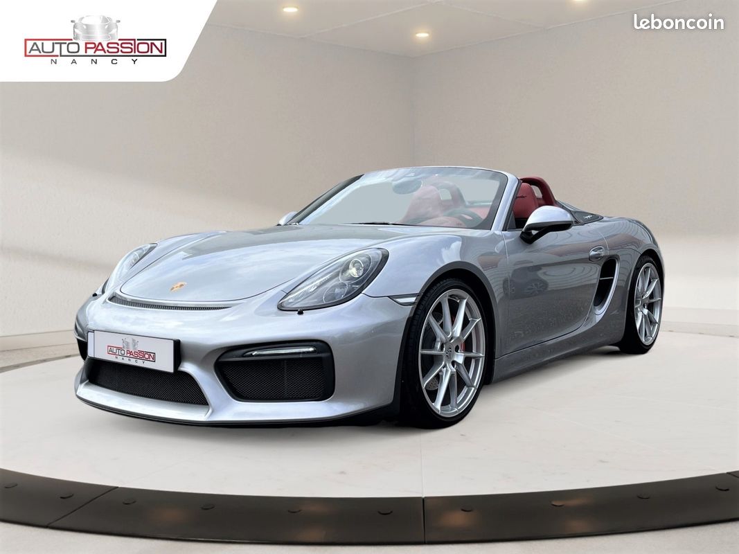 Porsche Boxster Spyder 981 3.8 375cv Atmo Flat6 BVM6 Chrono Sport Plus PSE LIVRAISON POSSIBLE (image 1)