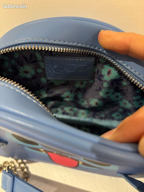 Disney officiel sac à main Stitch et son porte monnaie (image 6)