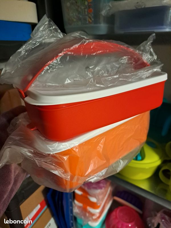 Lot de 2 boites repas Tupperware neuf (image 1)