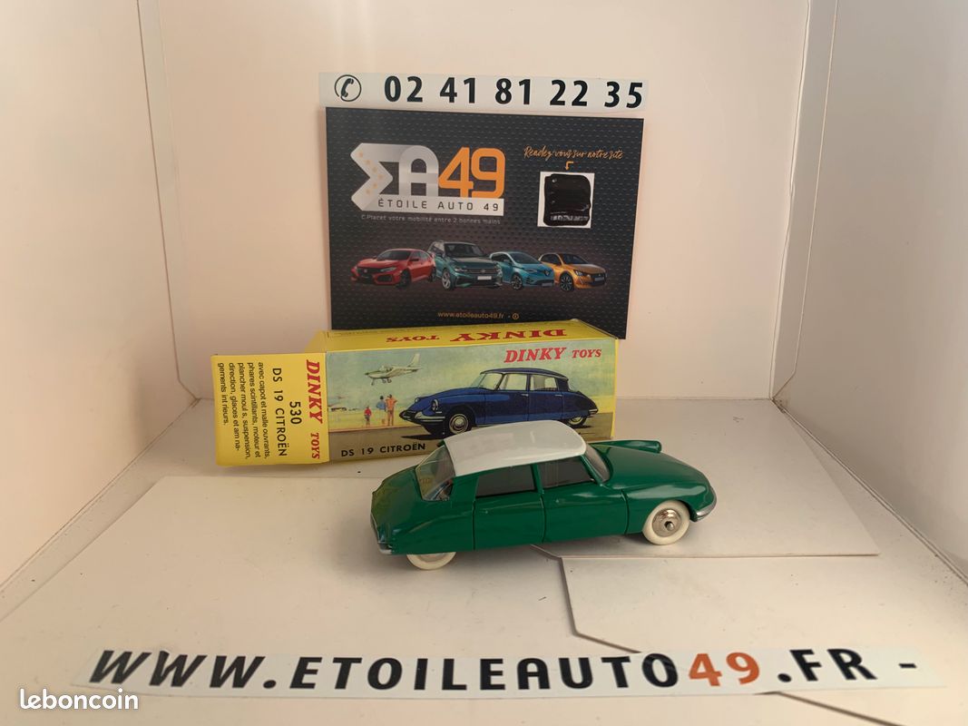 Boîte Vide Solido 1/43 – Citroën DS 19 – Modèle Vintage Années 70 – Noir – France