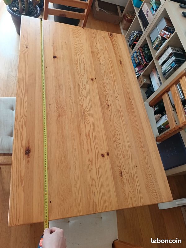 Table + 4 chaises en pin massif (image 5)