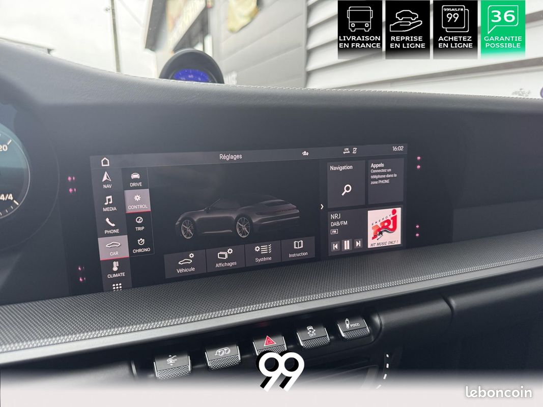 PORSCHE 911 Cabriolet 3.0i - 450 - BV PDK TYPE 992 CABRIOLET Carrera 4S PHASE 1 (image 28)