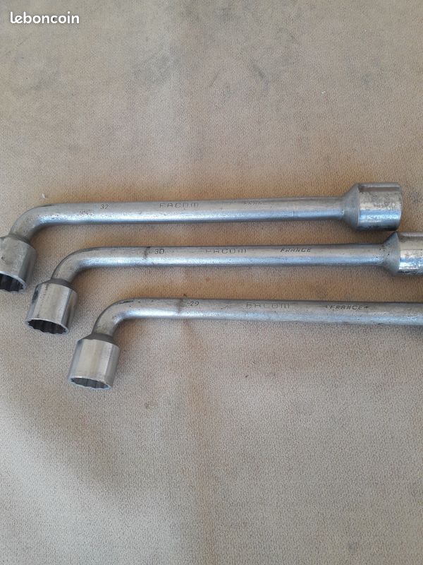 1 lot de 3 clés à pipe (image 2)