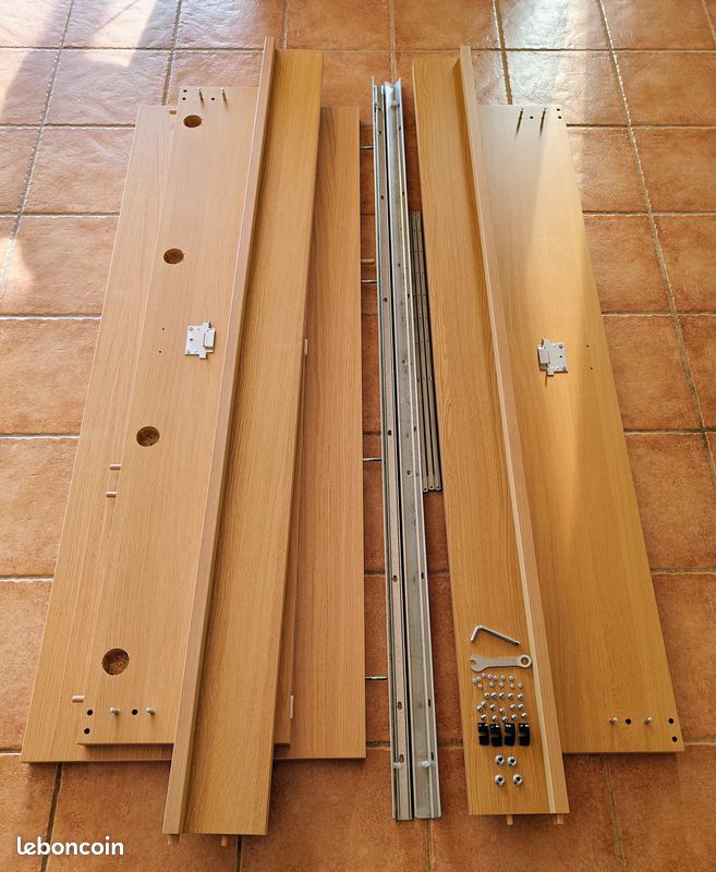 IKEA MALM, cadre de lit haut, chêne blanchi (image 7)