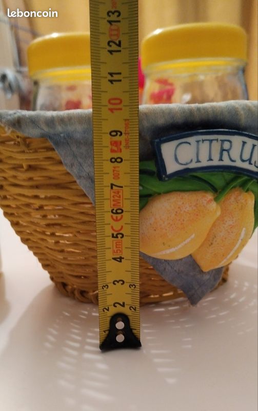 Pots en verres citons et panier (image 8)