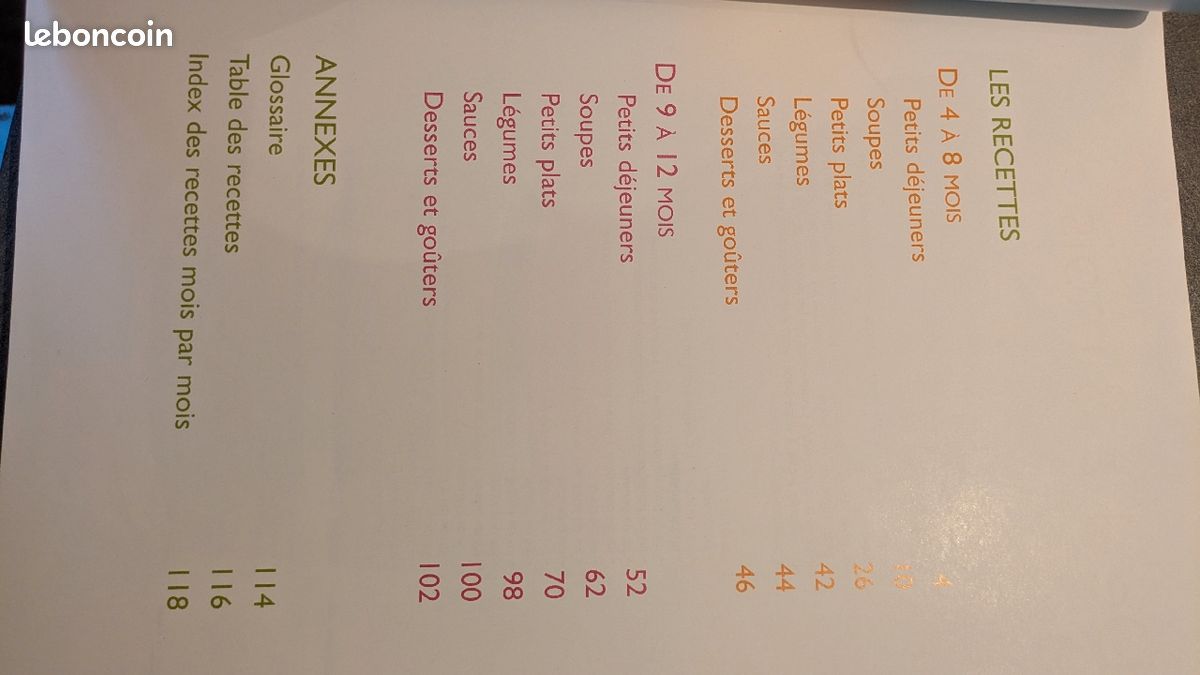 Livre de recettes pour bébé de 4 mois à 1 an (image 7)