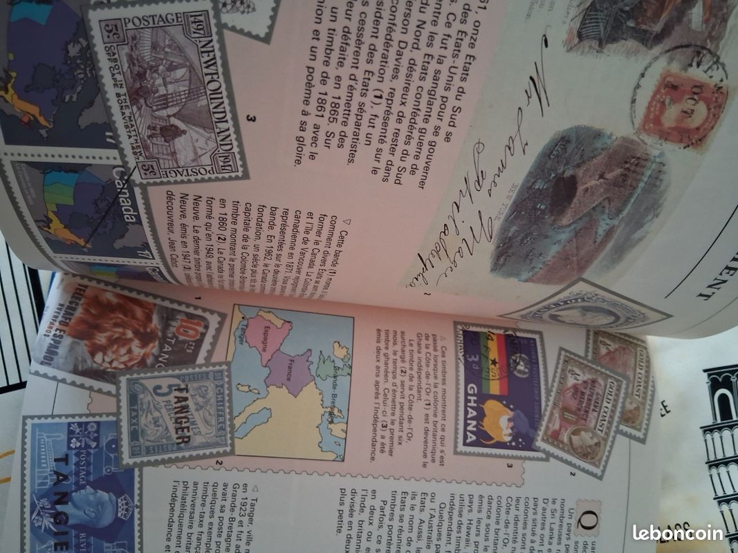 Livre la passion des timbres Larousse, philatélie (image 4)